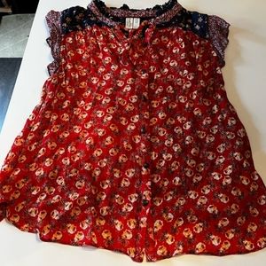 Meadow Rue Anthropologie sz 8 blouse